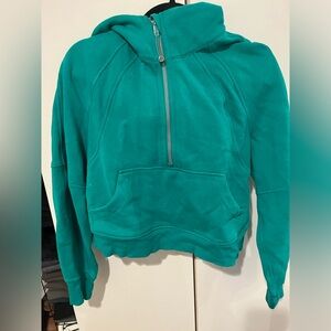Lululemon half zip hoodie scuba